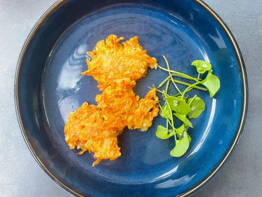 Kruidige wortelfritters