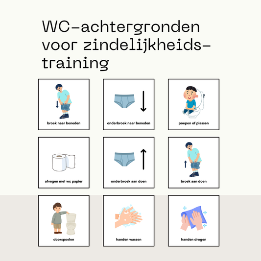 Zindelijkheids icoontjes